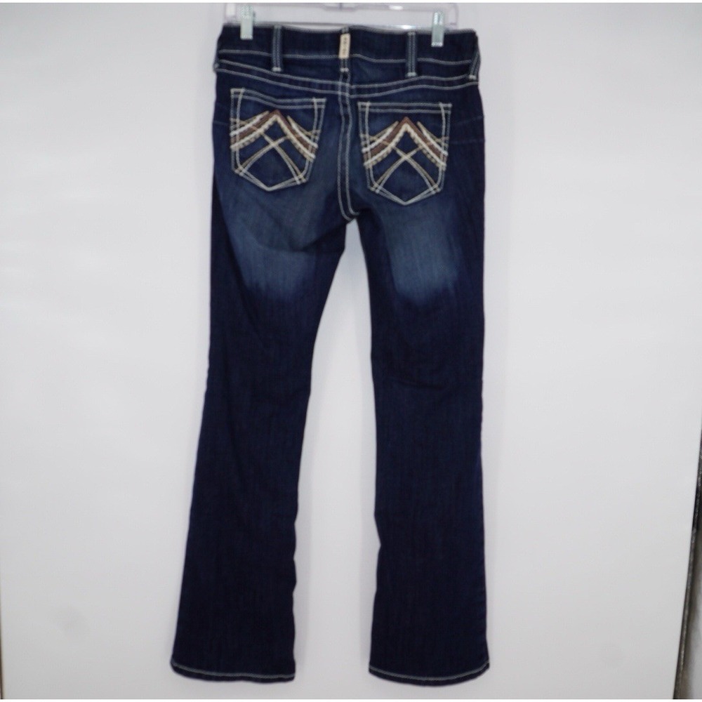 Ariat R.E.A.L. Low Rise Stretch Rosy Whipstitch Boot Cut Jean Size 29R Lakeshore